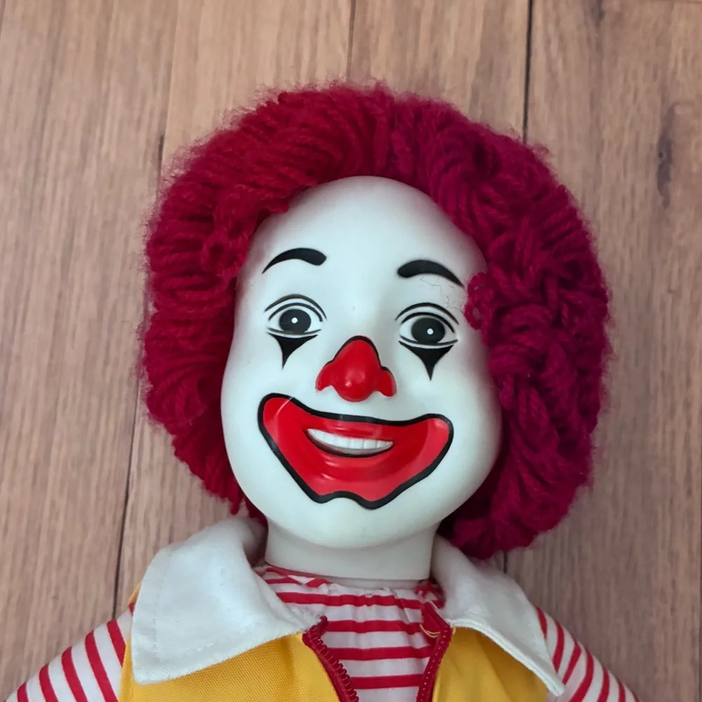 RARE New Vintage Clown RONALD MCDONALD, Doll, 1984, McDonald’s, 17 inch